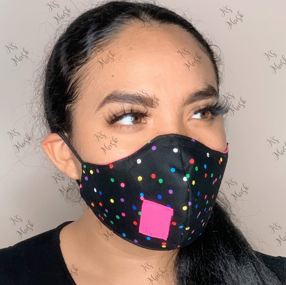 Mask with Straw Opening